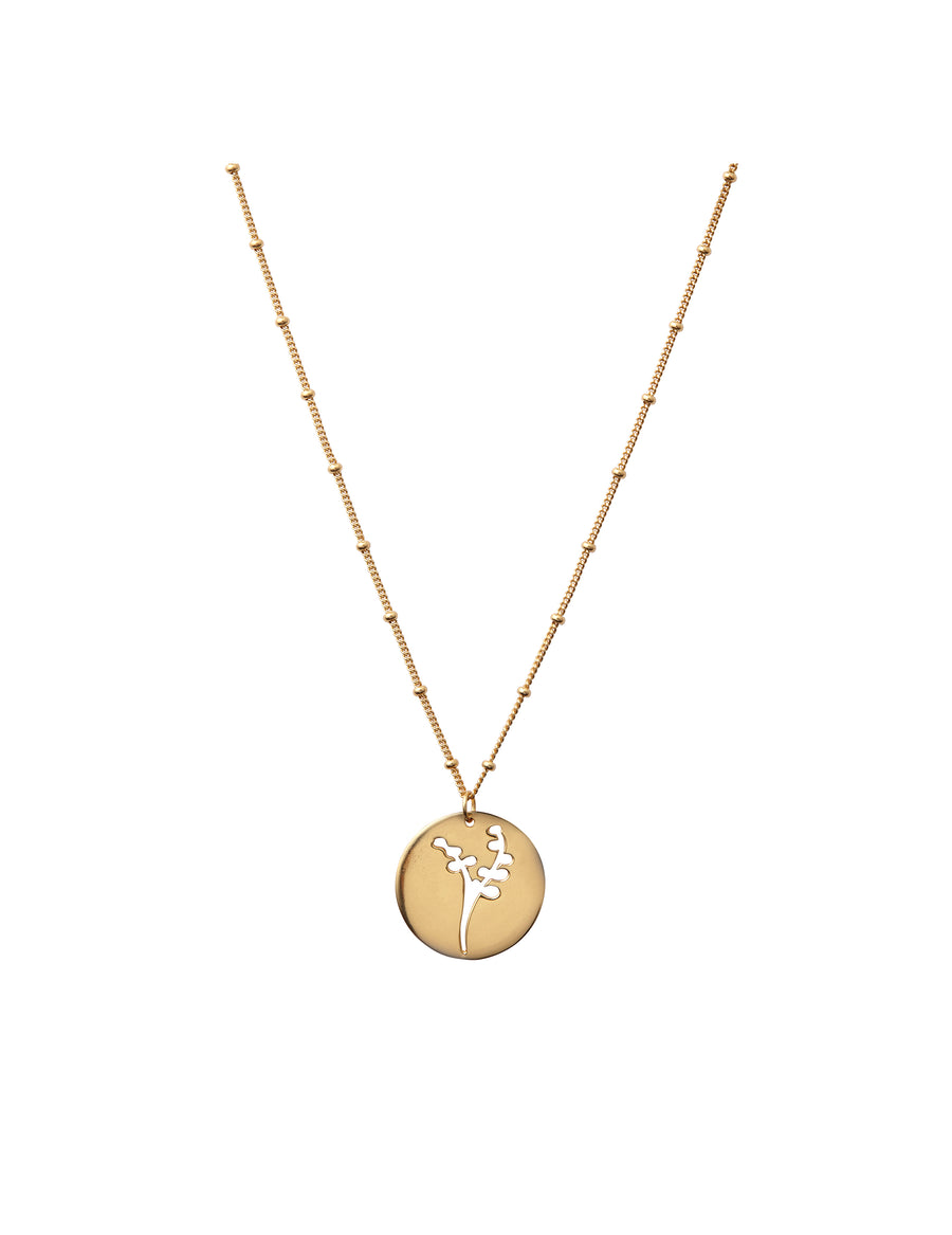 Tree buds Necklace - Gold