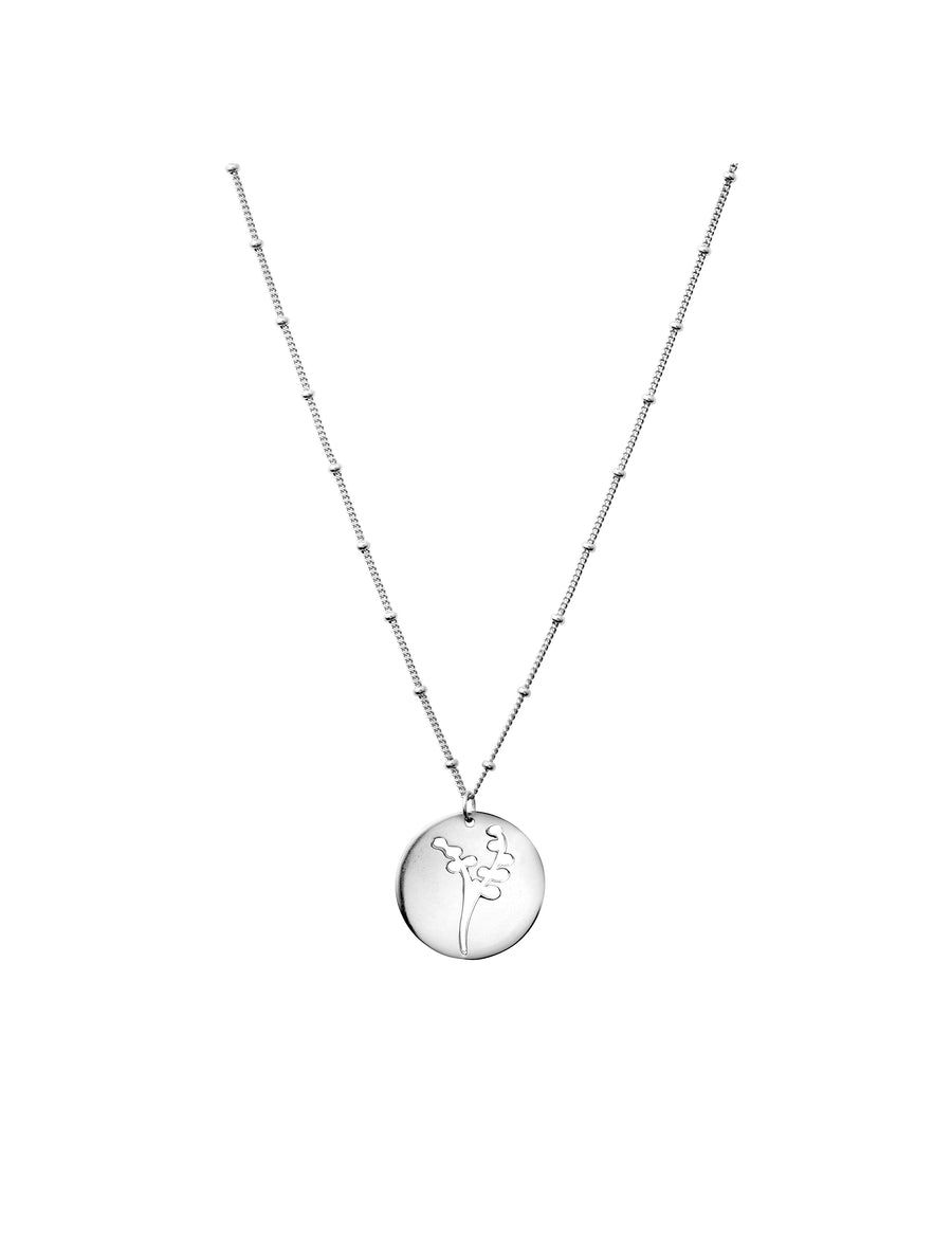 Tree buds Necklace - Silver