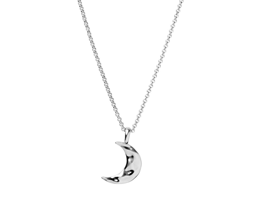 Cora moon necklace - Silver