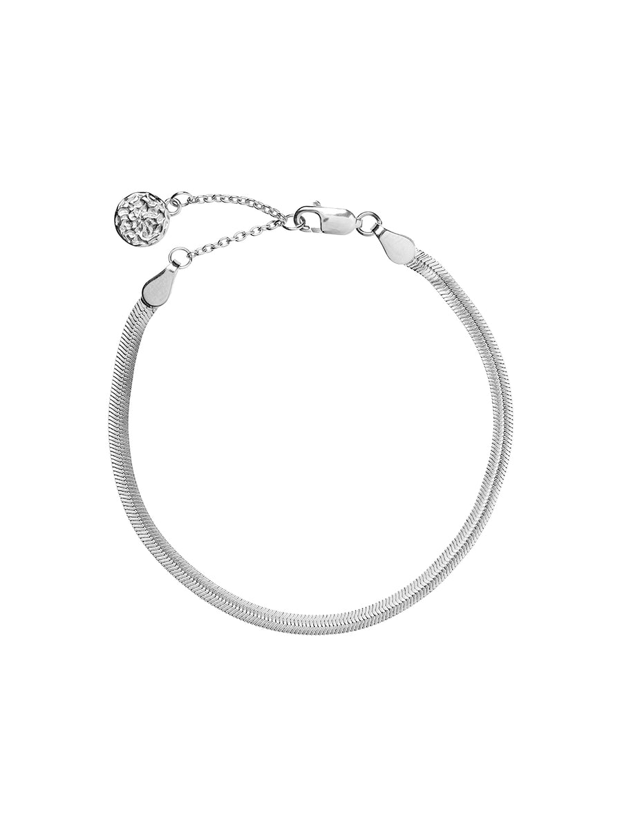 Cora snake bracelet - Silver