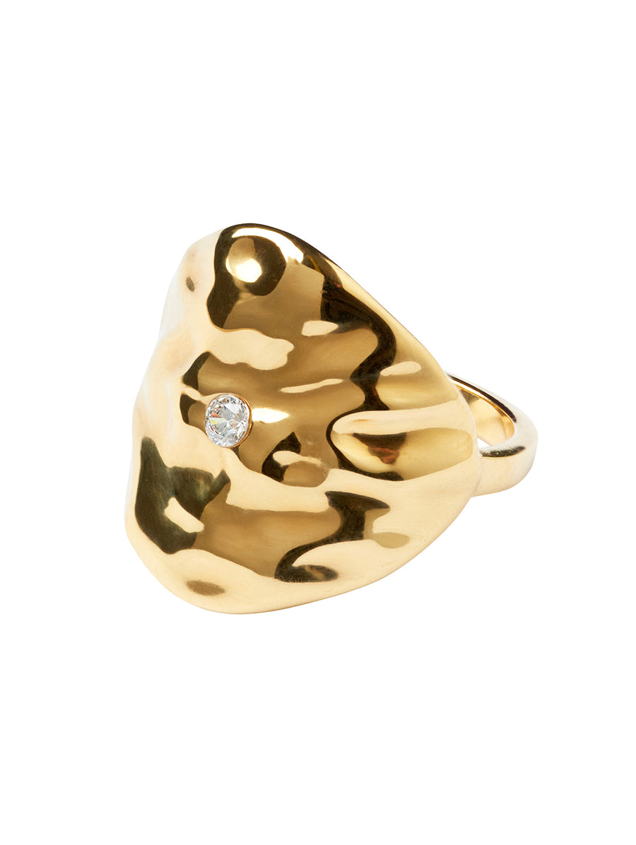 Cora stone ring - Gold