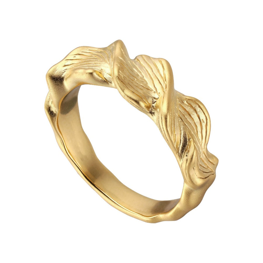 Nature leaf ring - Gold