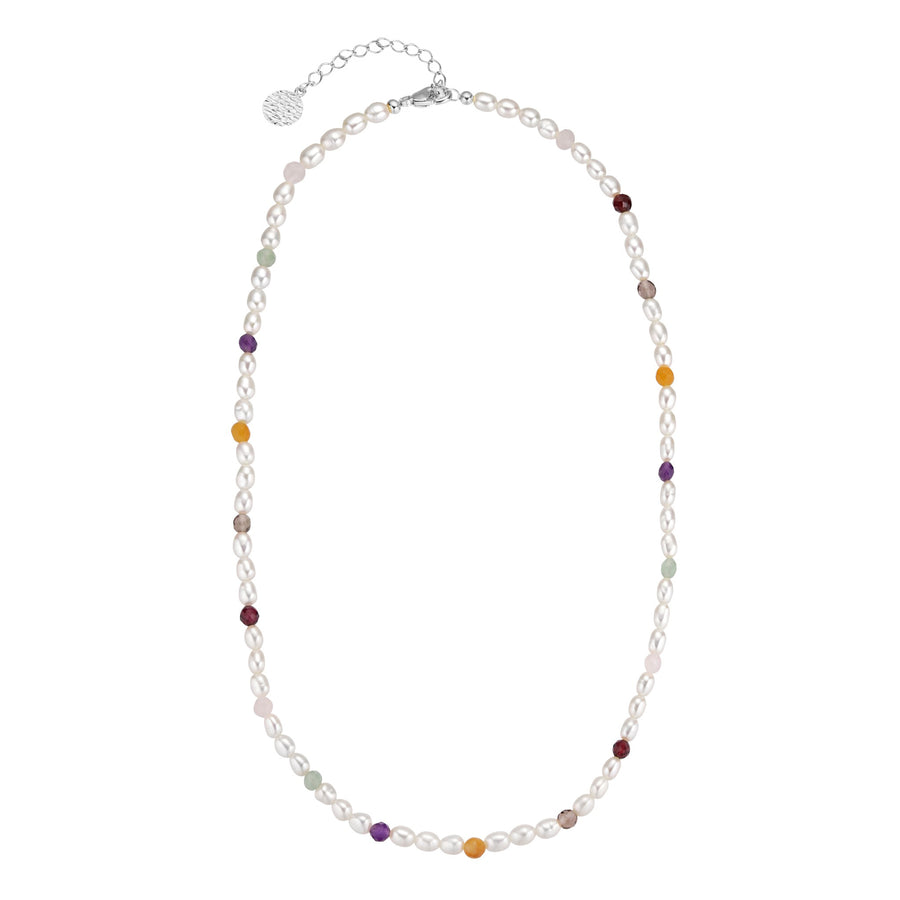 Nature pearl necklace - Silver