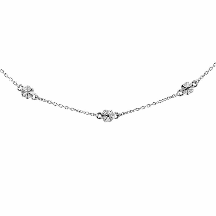 Lotus choker necklace - Silver