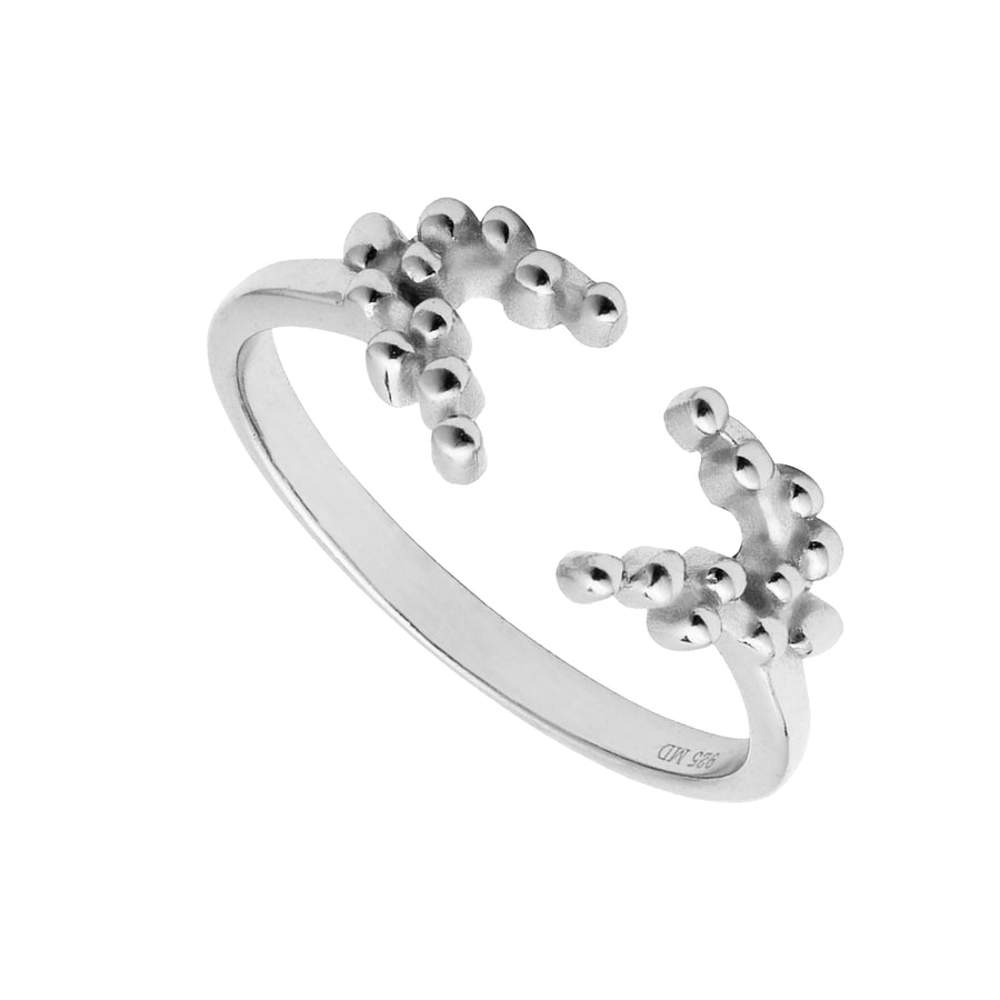 Tree buds ring - Silver